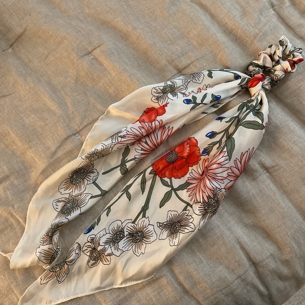 Silky free people hair scarf